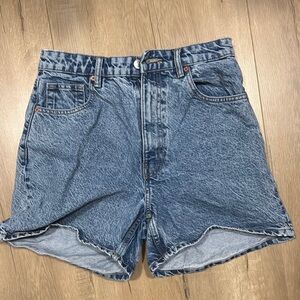 Zara Denim Blue Women's Shorts